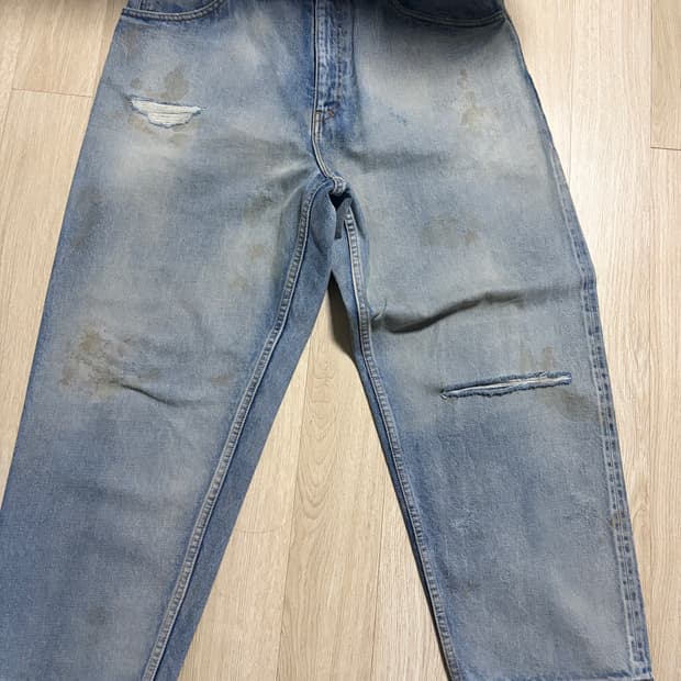 안셀름 와이드 테이퍼드 데님