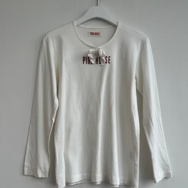 PINK HOUSE 리본 티셔츠