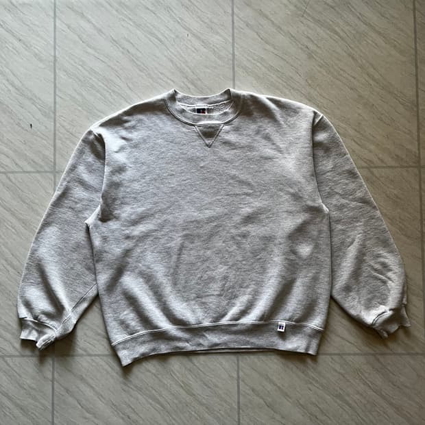 [L] USA Russell 러셀 스웻 맨투맨 그레이