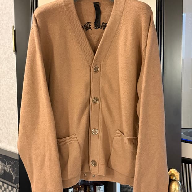 크롬하츠 세메터리 캐시미어 가디건 XL