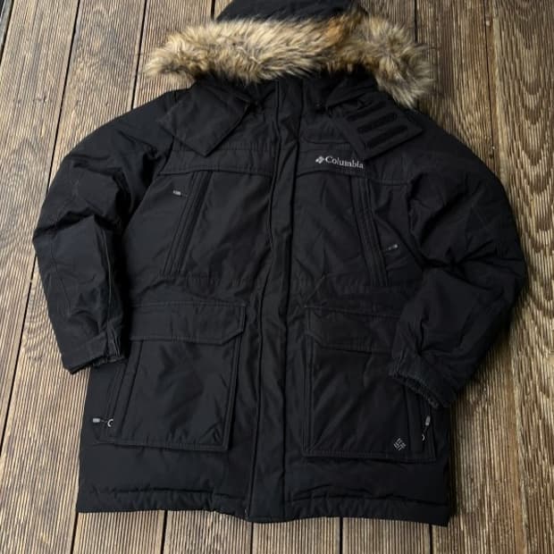 컬럼비아 라쿤 오리털 덕다운 투웨이 패딩 100/L