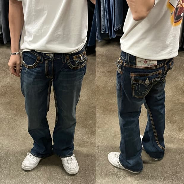 트루릴리젼 빌리 슈퍼티 데님 부츠컷 (33“)