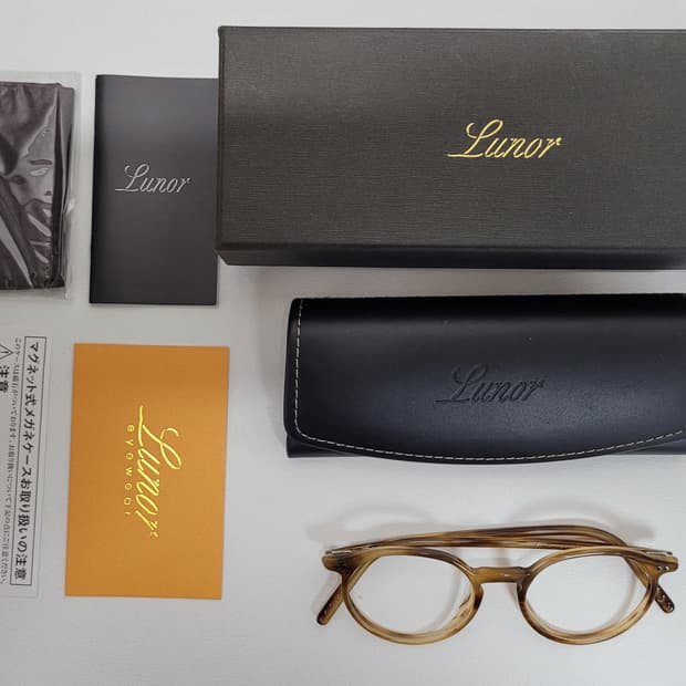 LUNOR 르노 코리안 핏 안경테 카멜색 A5 Mod 231 KR col