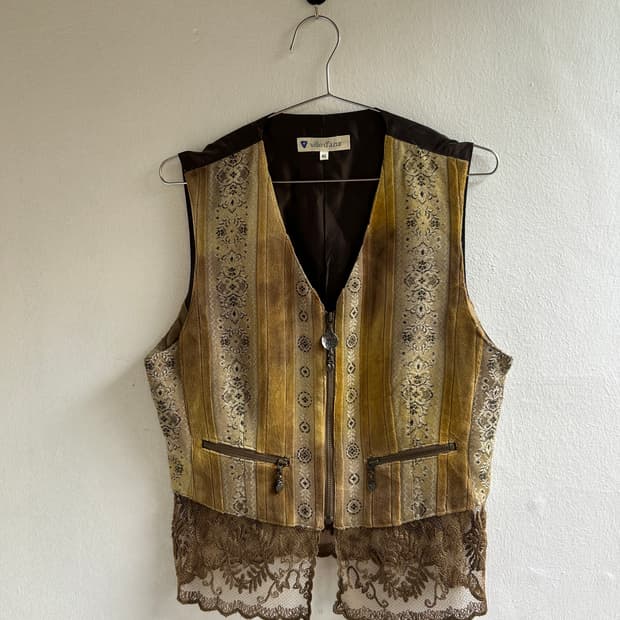 웨스턴 무드 조끼