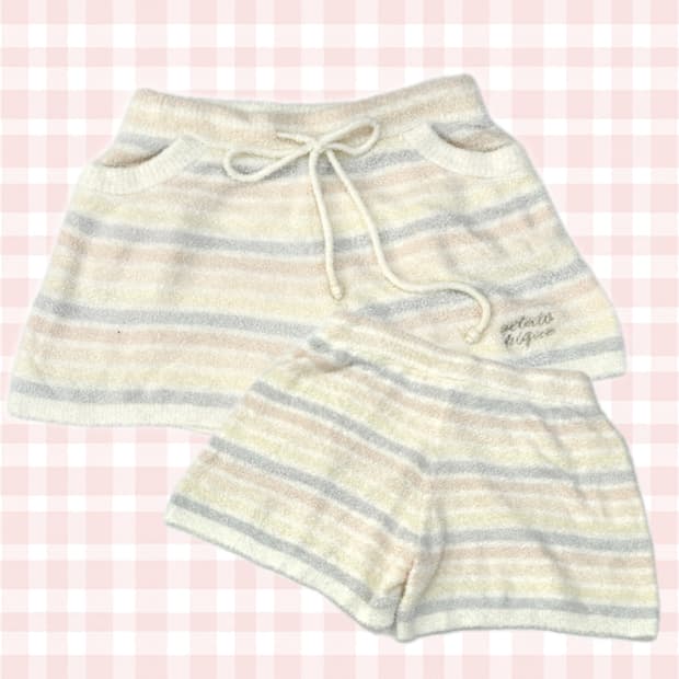 젤라또피케 러블리 부클 니트 숏팬츠 반바지 파자마st 갸루 홈웨어