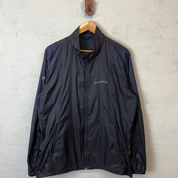 몽벨 나일론 바람막이 블랙
