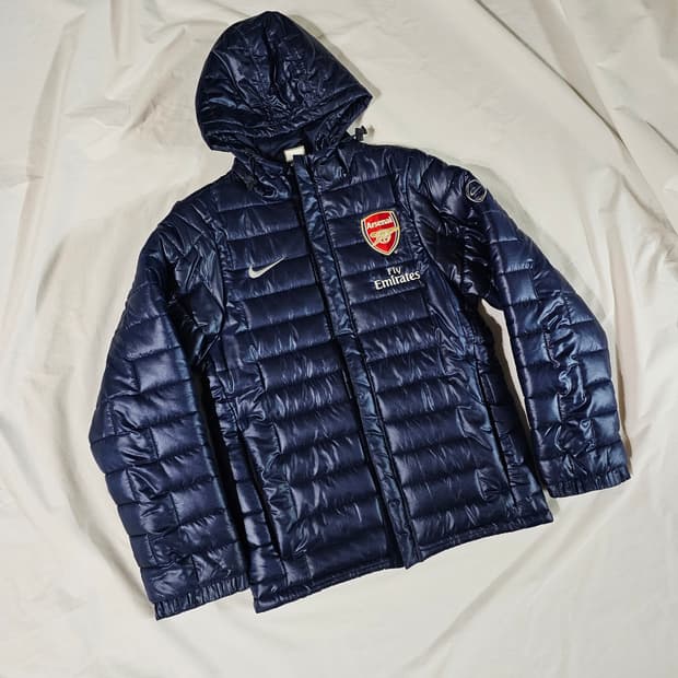 [xs] 09 나이키 아스날 FC 네이비 패딩 후드 점퍼