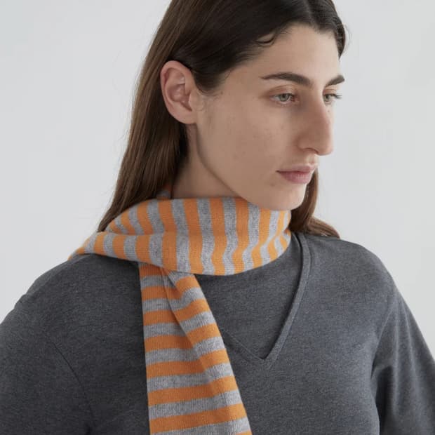 팔로마울 Bela 스트라이프 머플러/그레이