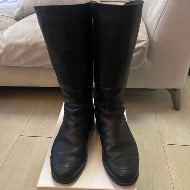 빈티지 가죽 부츠 230 (리얼 레더)