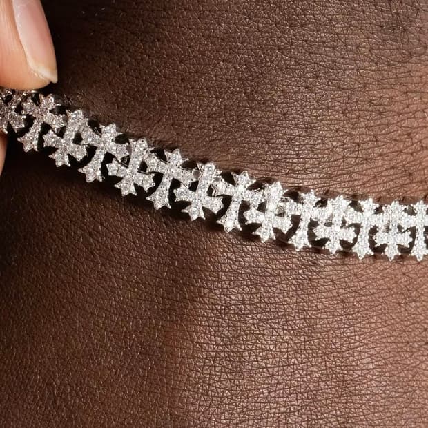 Frost Cross Ice Bracelet