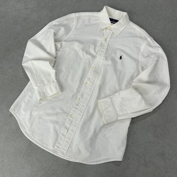 폴로 랄프로렌 화이트 셔츠 m