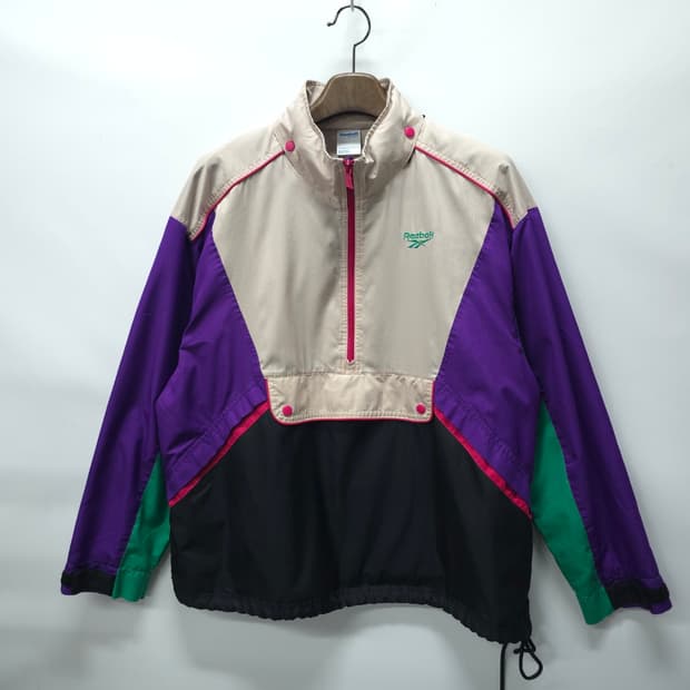 리복 클래식 CL F 레트로 트레일 하프 집업 아노락 (XL)