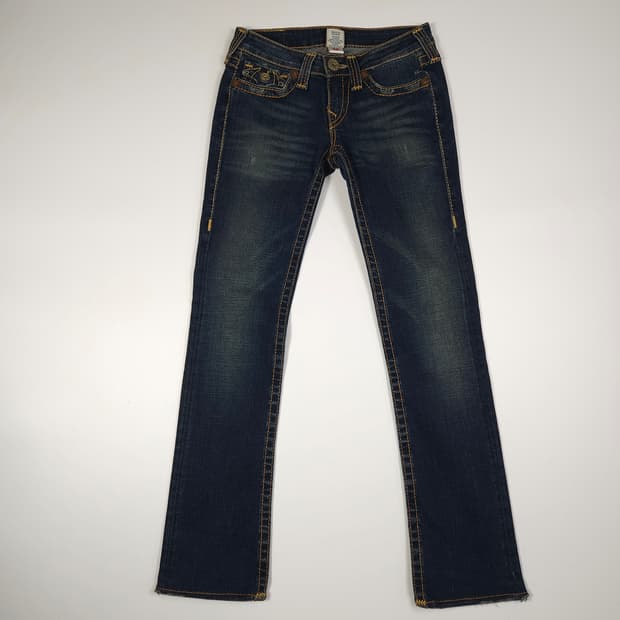 트루릴리전 로우라이즈 데님팬츠 