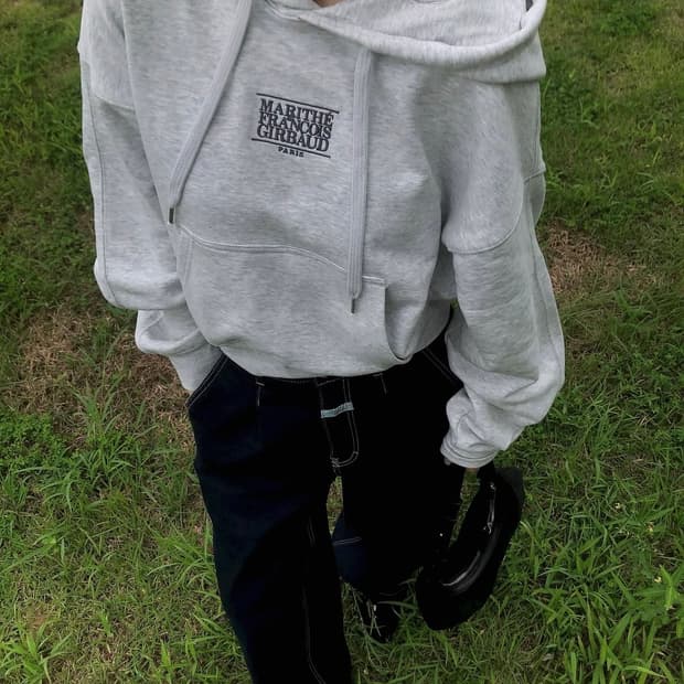 [새 상품] 마리떼 크롭 후드티 s