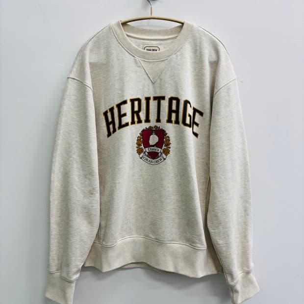 그랑크루 GRAN CREW HERITAGE 크루넥 맨투맨