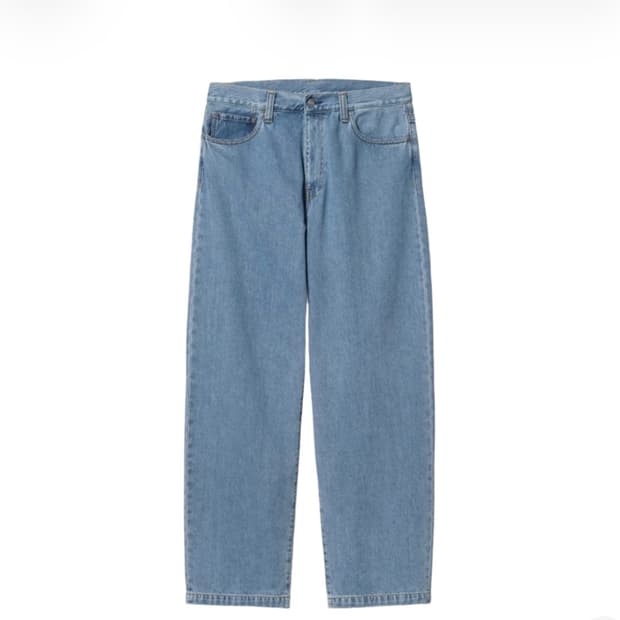 [34] 칼하트 WIP 랜든 팬츠 블루 헤비 스톤 워시
