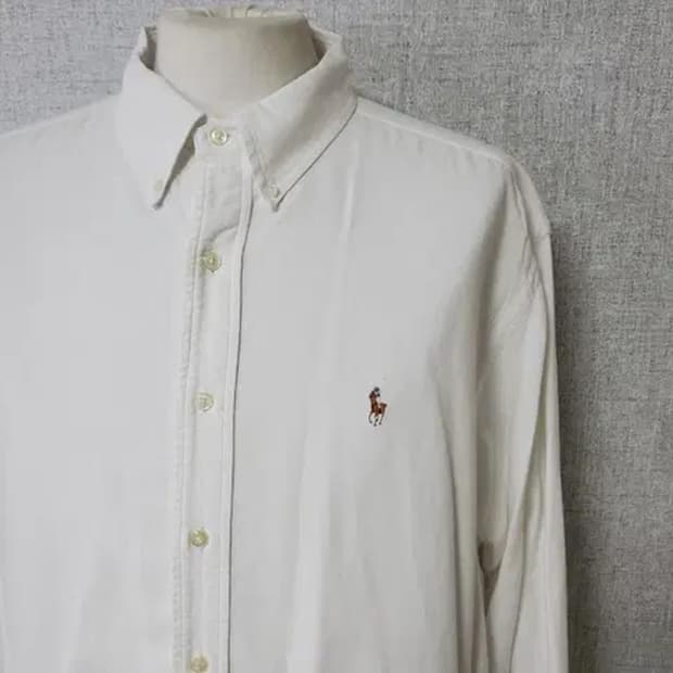 XL 폴로 랄프로렌 화이트 셔츠. (cx220)