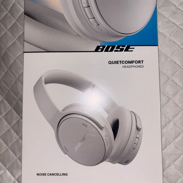 보스 QC 헤드폰 화이트