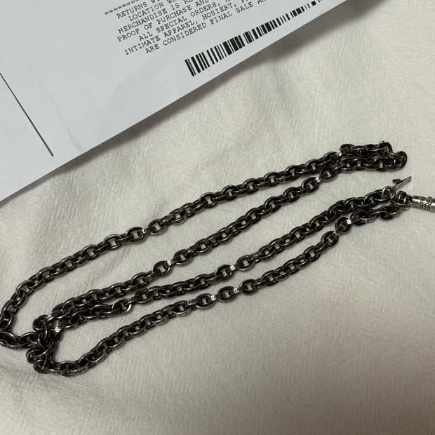 크롬하츠 페이퍼체인 24인치 새상품