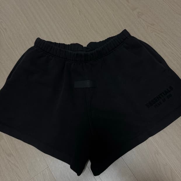 피어오브갓 에센셜 스웨트쇼츠 블랙 S