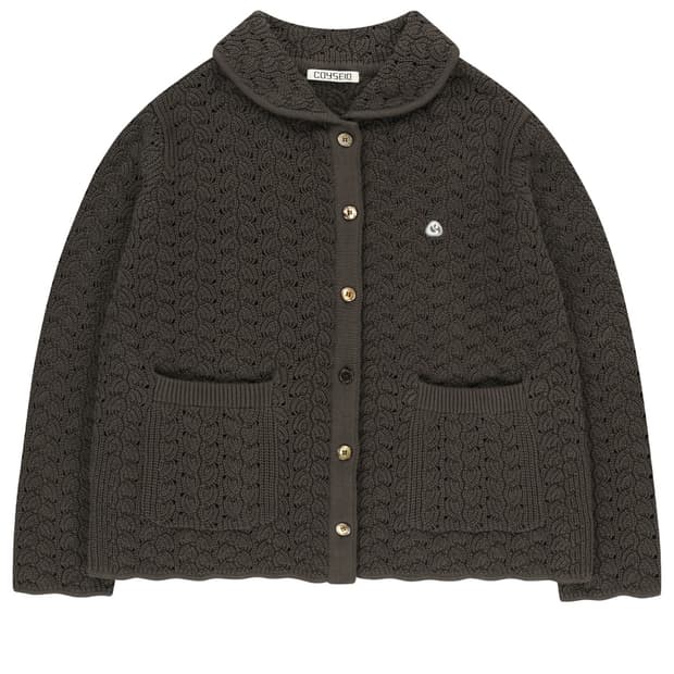 코이세이오 웨이브 니트 가디건 WAVE KNIT CARDIGAN DARK