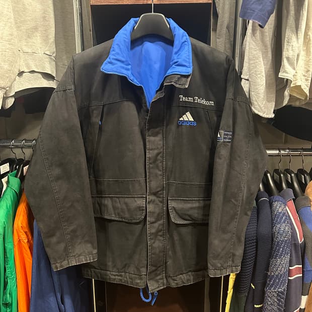 빈티지 90s 아디다스 리버시블 워크자켓 