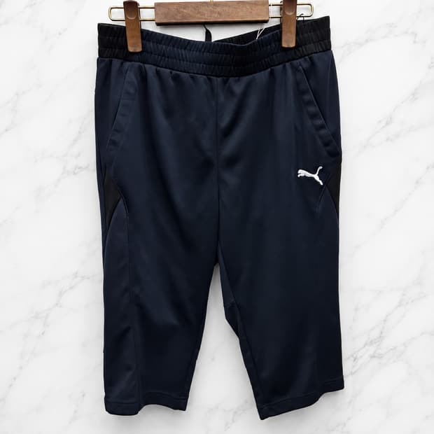 L,100 )) PUMA 푸마 7부 반바지! 허리 전체 고무줄~ 끈OK