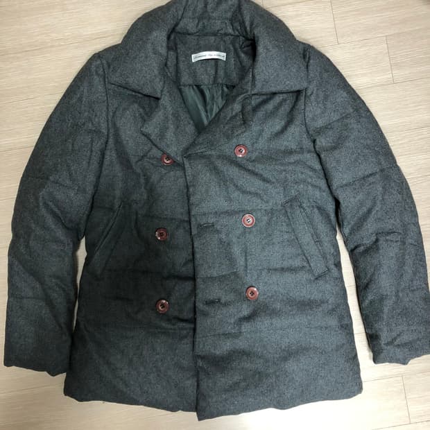 더블 그레이 패딩 (M사이즈)