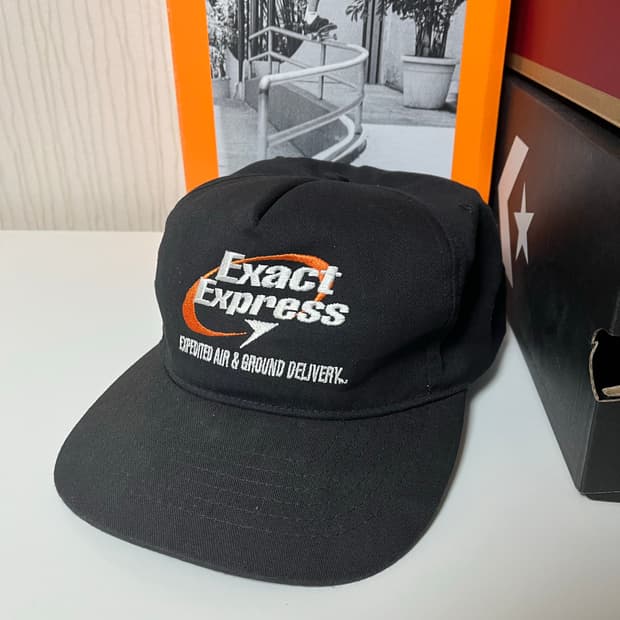 빈티지 EXACT EXPRESS 트러커 캡 MADE IN USA