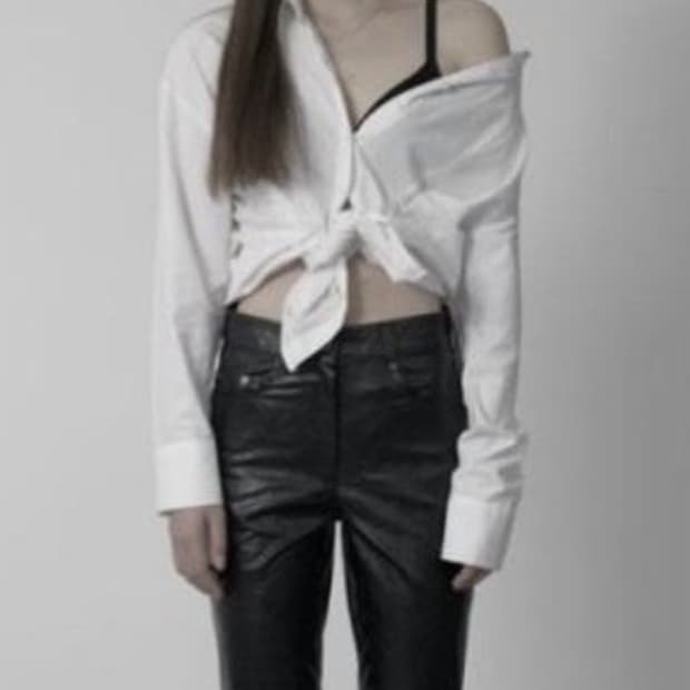 보헤미안서울 보헴서 크랙 레더 팬츠 m 가죽바지