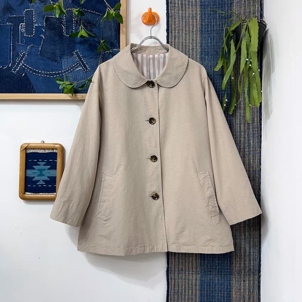 👧🏻LORENZO RIGHI  Round Collar Jacket