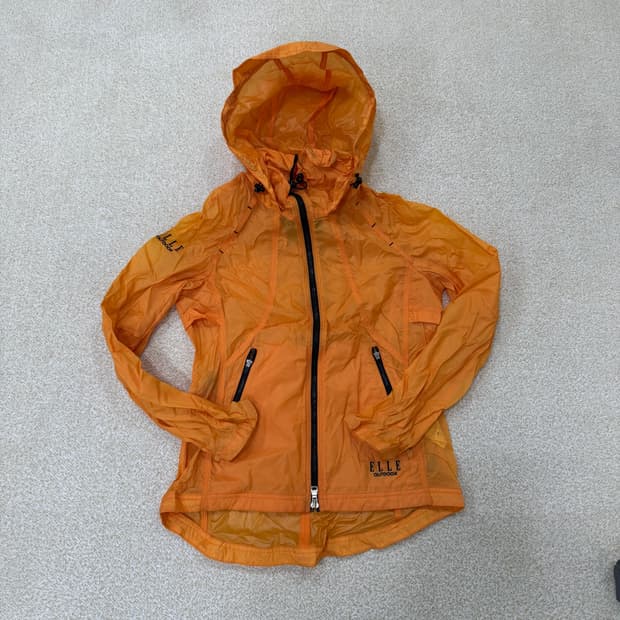 90 엘르 아웃도어 여성 후드 바람막이 0128T1