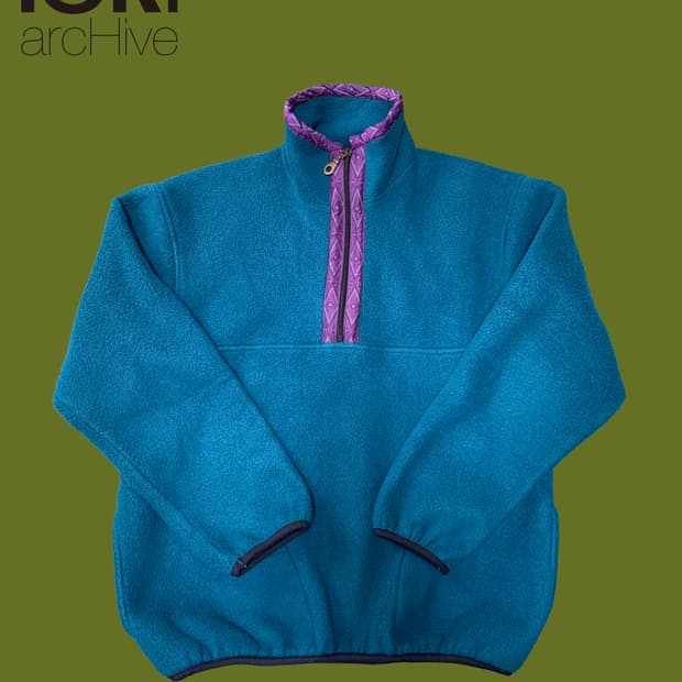 🇺🇸Woolrich 1990s Fleece Half Zip Pul