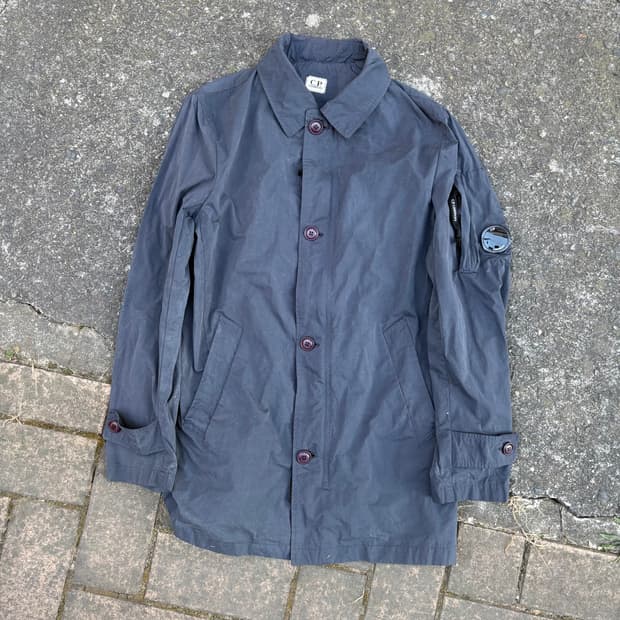 씨피컴퍼니 나일론 & 폴리 믹스 트렌치 코트