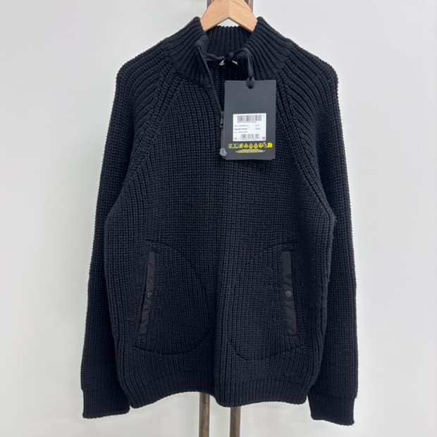 [XL]몽클레어 퍼렐 반집업 니트