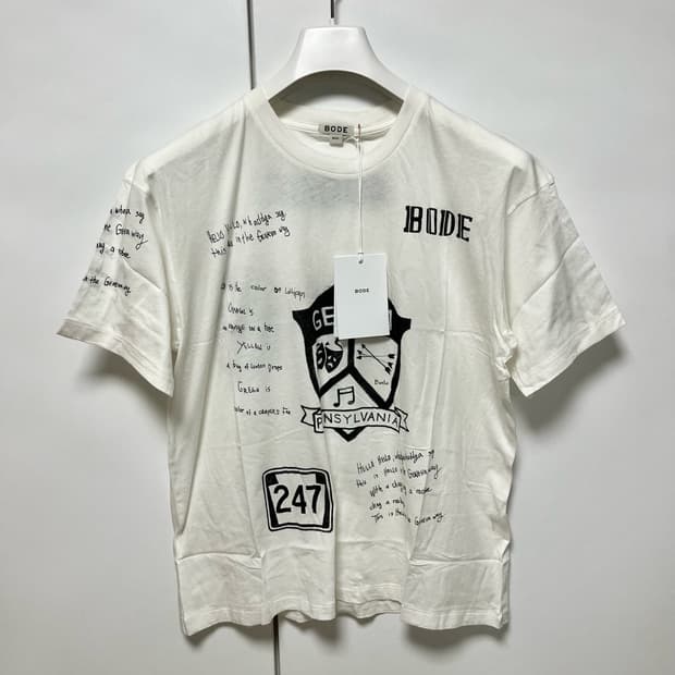 [S,M,L,XL]보디 BODE Camp Crest 티셔츠