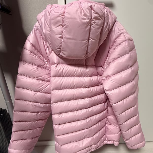 슈프림 마이크로 다운 경량패딩 핑크 S사이즈