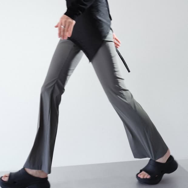 Buhee dana bootcut pants 그레이