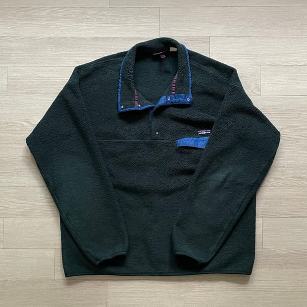 90s 파타고니아 신칠라 스노우리스 그린 눈없산 rare 빈티지