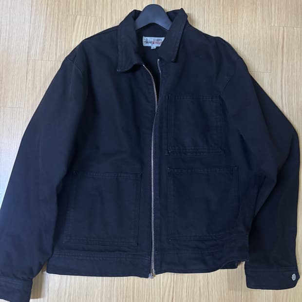 스투시 데님 트러커자켓