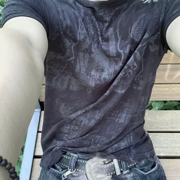 Affliction 티셔츠 / 락시크 / 그런지