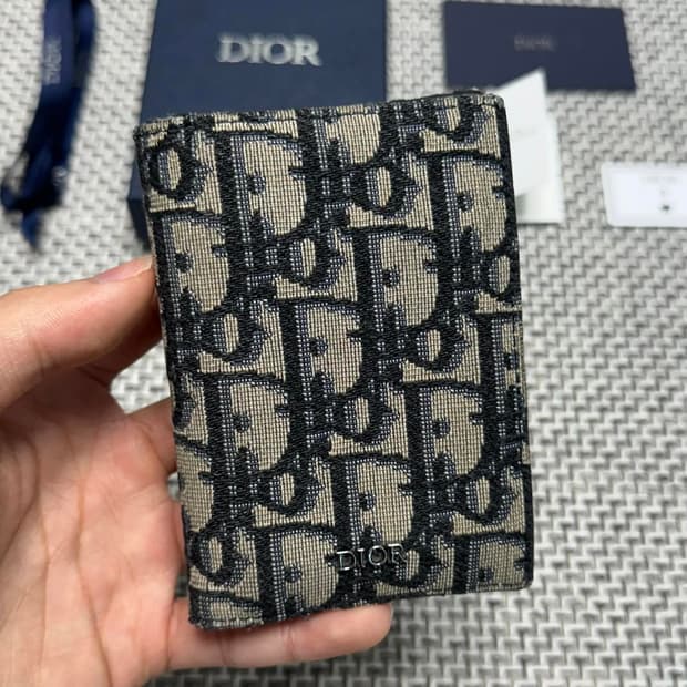 디올 오블리크 카드지갑 오거나이저