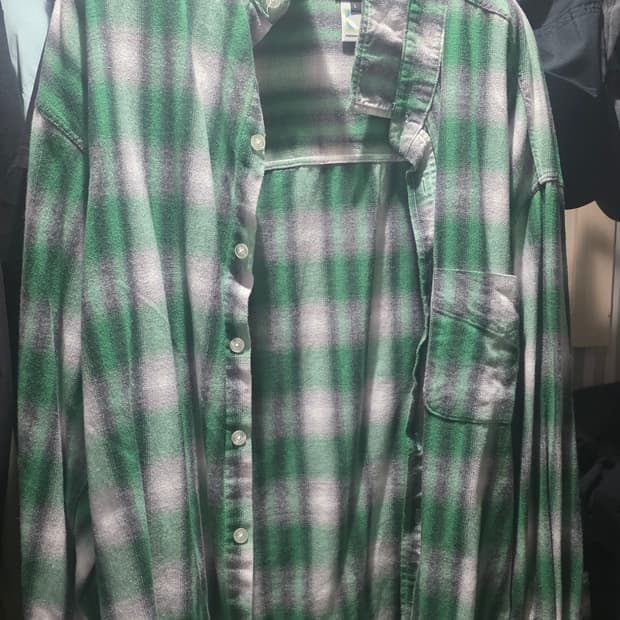 디네뎃 체크셔츠 L