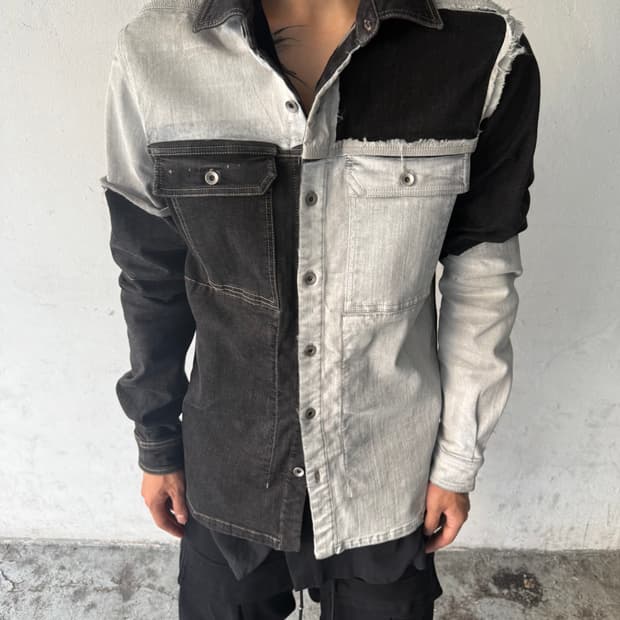 Rick Owens Drkshdw White Wax As Sample