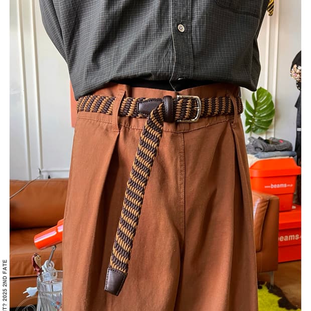 United Arrows Vintage Long Woven Belt