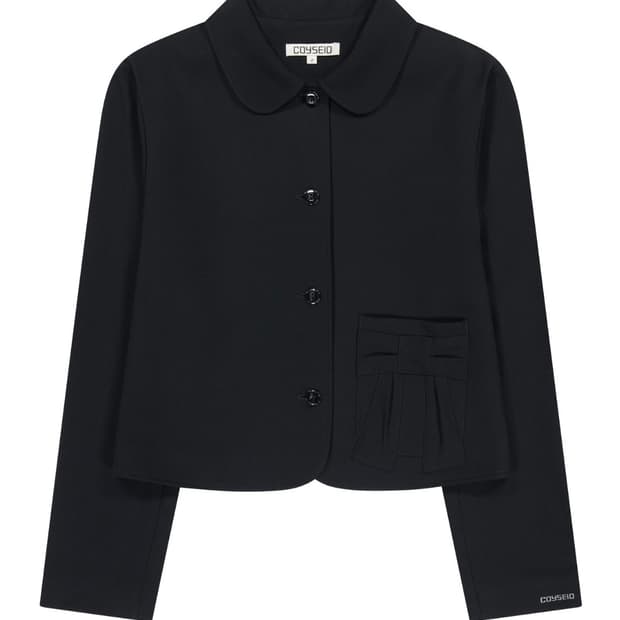 구해요)코이세이오 리본 자켓 블랙 2사이즈