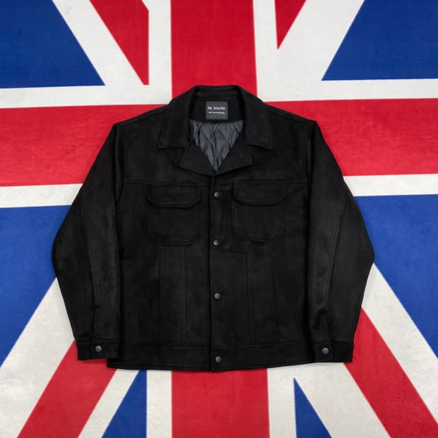 빈티지 누빔 스웨이드자켓 실측 XL 