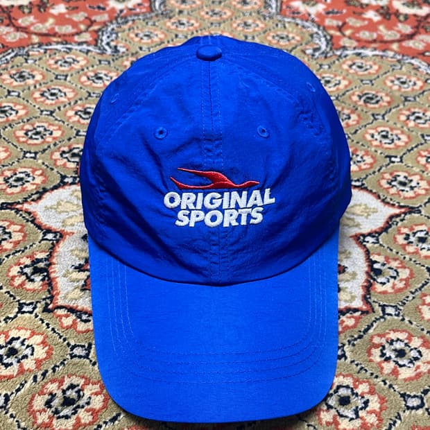 [FREE] 프로스펙스 나일론 자수 볼캡 블루