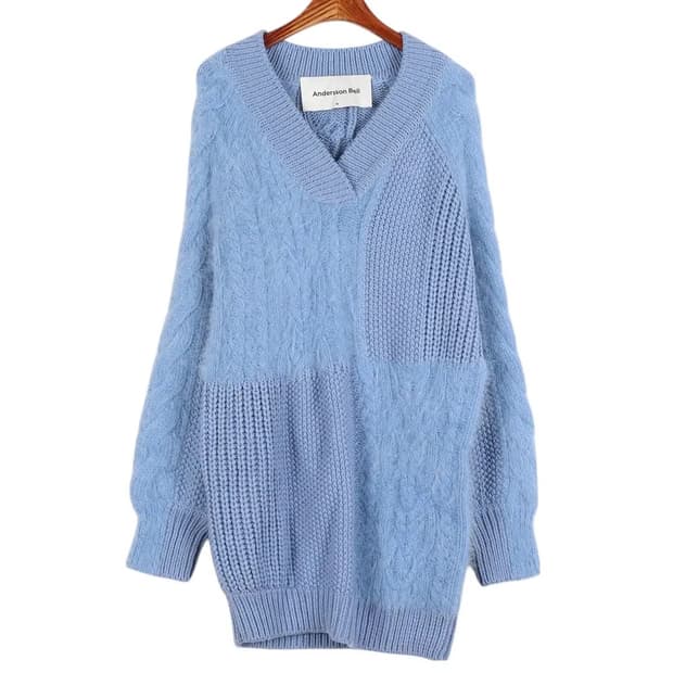 앤더슨벨 앙고라 니트원피스