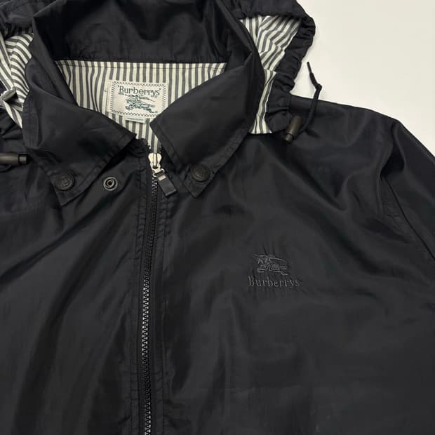 버버리 00s 쉐도우 로고 후디 윈드자켓